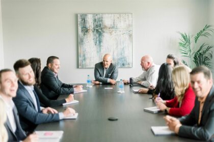 Windsor team at a full conference table